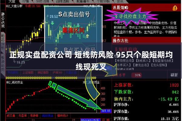 正规实盘配资公司 短线防风险 95只个股短期均线现死叉